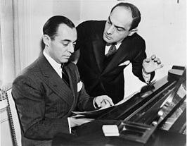 Richard Rodgers (links) met Lorenz Hart (1936)