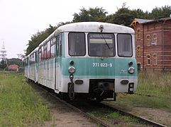 771 023 im Bahnhof Seebad Heringsdorf