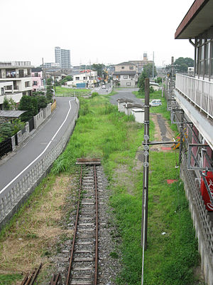 南大塚駅より分断された安比奈線