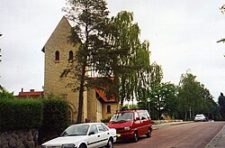 Kerk in Virum in de gemeente Lyngby-Taarbæk, Denemarken