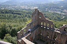 Hohenbadenin vanha linna. Baden-Baden