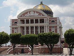 Operahuset Teatro Amazonas i Manaus.