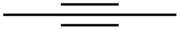 Structuurformule van 2-butyn