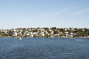 Höglandet från Mälaren.