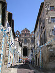 La rue des Tables (qui monte à la cathédrale du Puy), près de la place des Tables.