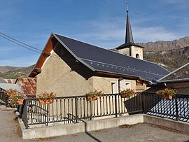 The church of Saint-Théodule, in Montgellafrey