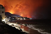 Wildfire in Pacific Palisades