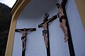 Il Calvario: i tre crocifissi