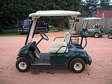 Golf cart, veicolo motorizzato su un campo da golf