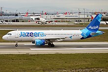 Jazeera Airways, 9K-CAI, Airbus A320-214 (43481785040).jpg