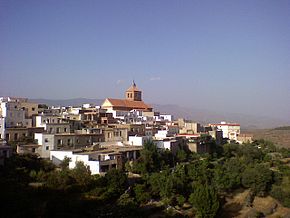 Panorama de Abrucena Localização de Abrucena