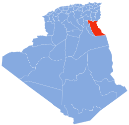 Provincia di El Oued – Localizzazione