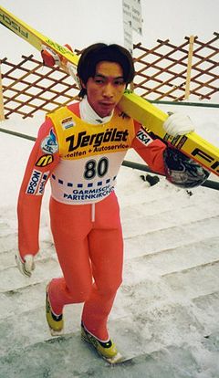 Hideharu Miyahira in Garmisch-Partenkirchen 1999