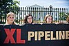 Demonstration against the Keystone XL extension at White House, August 2011