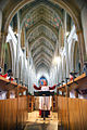 A view of the George Pace Choir Stalls and the Nave