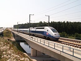 La rame 4401 lors de ses essais sur la LGV Nuremberg - Ingolstadt, en juillet 2006.