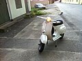 Vorderansicht einer Vespa 125 Primavera 1972