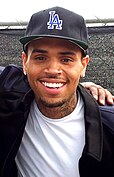 Chris Brown pictured in Kingston, Jamaica in 2013