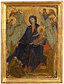 Duccio, Madonna de los franciscanos (ca. 1280, el más antiguo ejemplo conocido de esta tipología).