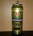 A can of Grafenwalder Pils