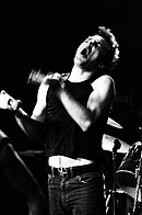 Jello Biafra performing with the Dead Kennedys