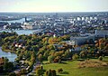 View west towards Stockholm city.