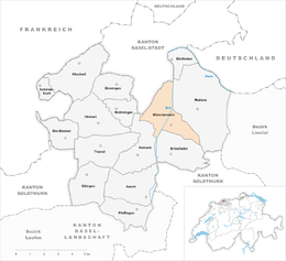 Münchenstein - Localizazion