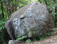 Masso erratico sulla Serra morenica di Ivrea