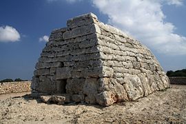 Naveta d'Es Tudons à Minorque.