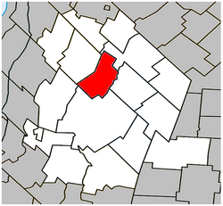 Location within Les Maskoutains RCM.