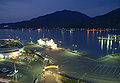 Port of Tonoshō at night