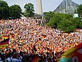 Feiernde Fans bei der Fußball-Weltmeisterschaft