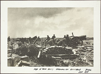 Australian soldiers in action, September 1917