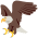 Emoji représentant un aigle