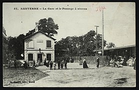 La gare vers 1900.