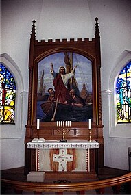 Altertavle i Løgstør Kirke, 1907 ("Jesus taler fra fiskerbåden")