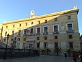 Palazzo Pretorio su piazza Pretoria.