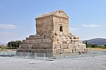 Kyros den stores mausoleum i Pasargad.