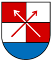 In den Wappen von Degenfeld und