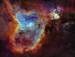 Aufnahme von IC 1805 & IC 1795 (o.r)