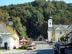 Village's centre