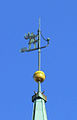 Wetterfahne auf der Nikolaikirche