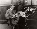 Image 14D. W. Griffith at a rolltop desk, c. 1925 (from 1920s)