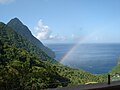 Il Gros Piton visto dal Ladera Hotel