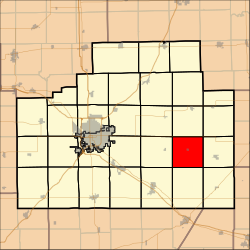 Location in McLean County