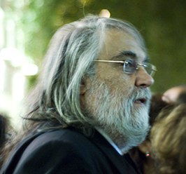 Vangelis tijdens de première van de film El Greco in 2007