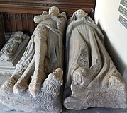 Tomb of Sir Thomas Berkeley (d. 1365) and his wife Joan, lady de Berkeley. St Giles's Church, Coberley, Gloucestershire, England