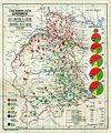 Duchy of Bukovina ethnic map (1910)