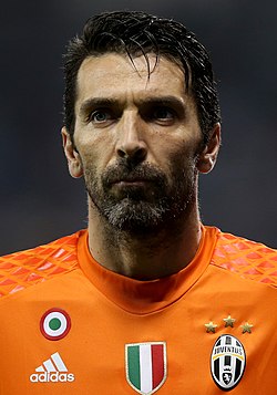 Gigi Buffon a Juventus színeiben 2016-ban