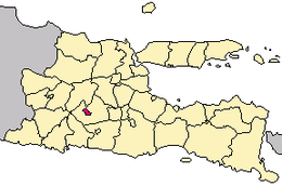 Kediri – Mappa